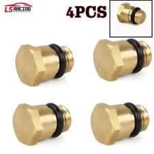 4x 03-07 for Ford 6.0 6.0L Powerstroke Diesel HFCM Water in Fuel WIF Drain Plug