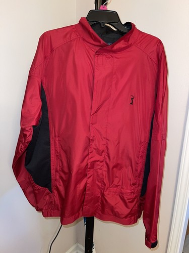 Mens PGA TOUR golf zip windbreaker mesh 