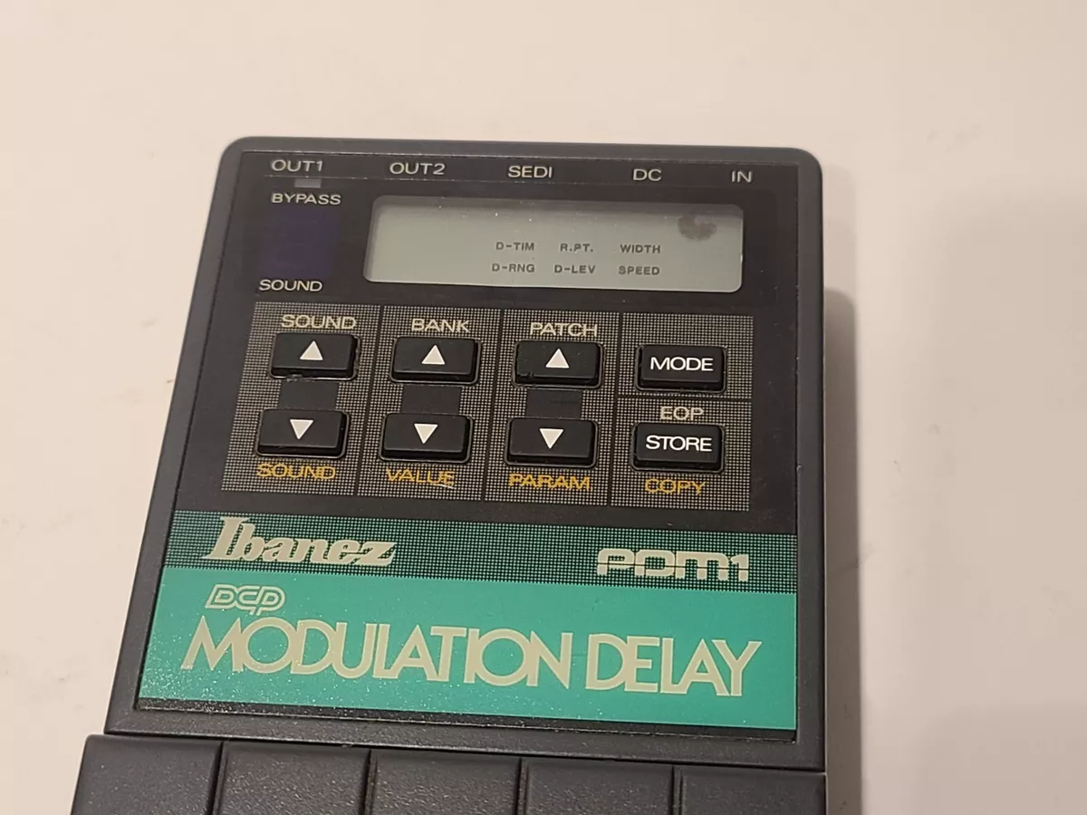 Ibanez Maxon PDM1 modulation delay programable parametric. EQ vintage rare
