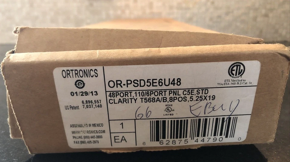 Ortronics OR- PSD5E6U48 New Boxed Perfect Working Condition - Image 3 of 4