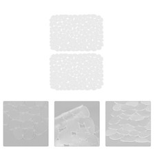  2 Pcs Belfast Sink Protector Mats Dish Drying Pads Kitchen Easy Clean PVC