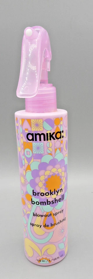 Spray explosivo amika Brooklyn Bombshell seguro contra el calor alto volumen 6,7 fl oz Foto 2 de 4