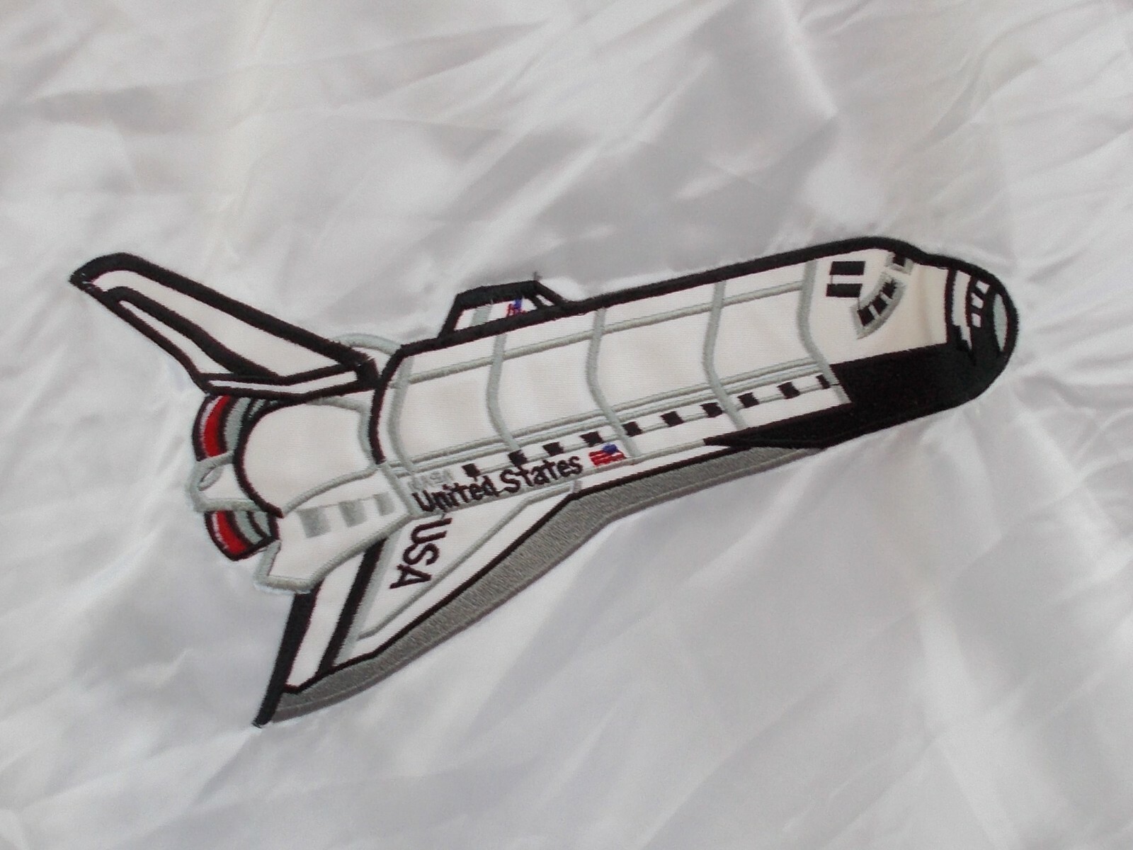 NASA  SPACE SHUTTLE patch  White  Jacket Kennedy … - image 3