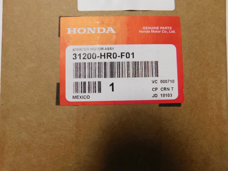MONTAJE MOTOR DE ARRANQUE HONDA ORIGINAL TRX420 RANCHER FOREMAN 500 PIONEER 500 Foto 4 de 4