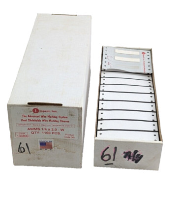 IMPACT Heat Shrinkable Wire Marking Sleeves AWMS 1/4 X 2.0-W 061 approx. 1400