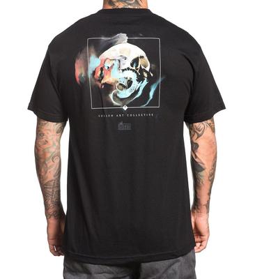 Sullen Clothing Enertia Skull Tattoo Artwork Goth Box Punk Mens T Shirt SCM1352
