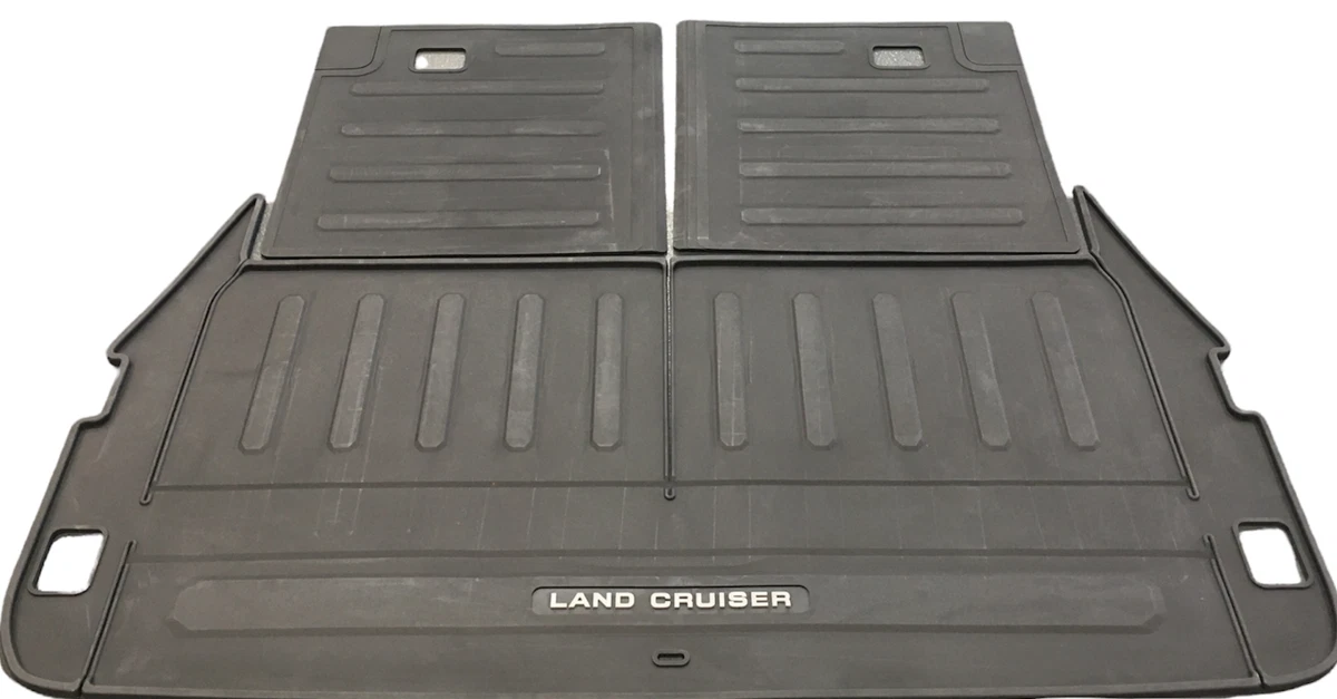 TOYOTA LANDCRUISER 300 CARGO MAT RUBBER LINER 7 SEAT ONLY NEW GENUINE ACCESSORY