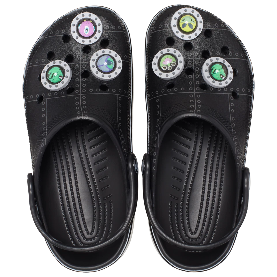 Crocs Ron English x WHIN Clogs Black Multicolor 08134001 Men s Size 7 15 New