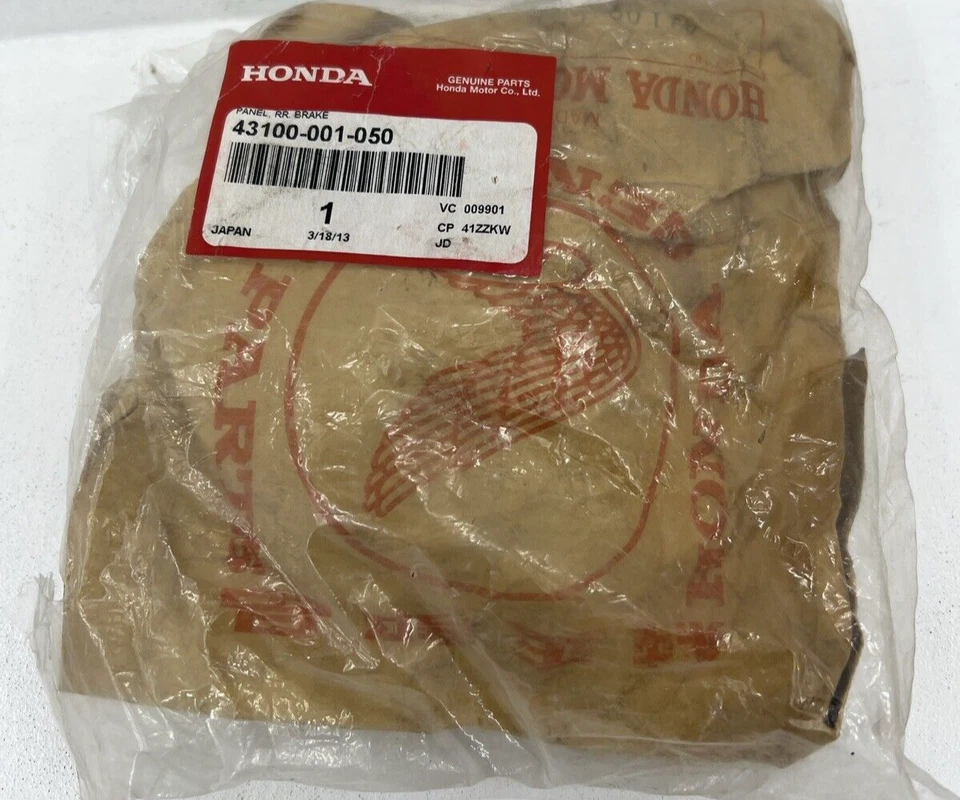 GENUINE 43100-001-050 HONDA CA100 CA102 CA110 CA200 CM91 CT200 REAR BRAKE PANEL - Image 3 of 4