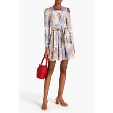 NWT Zimmermann silk  bontanica print dress