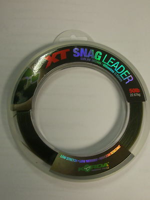 Korda XT Snag Leader 100m Bangle ALL STRENGTHS Carp fishing tackle