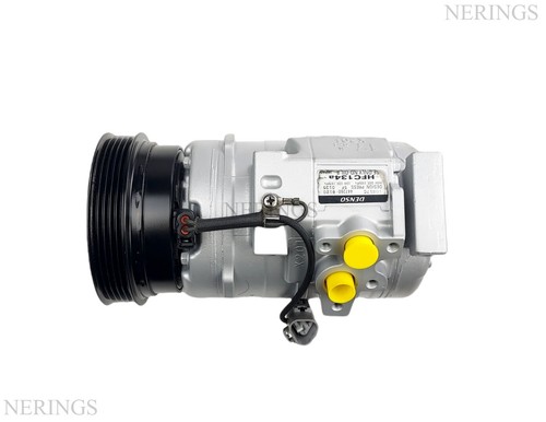 Compresor de CA Toyota Avensis 2.0 D-4D 81 kw 447220-4223 remanente original aire acondicionado - Imagen 2 de 7