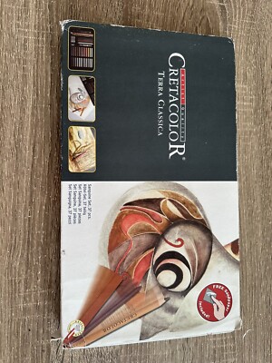 Creta Color Terra Classica pastels pencils drawing kit 37 piece earth tone