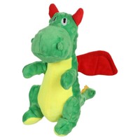 Flamingo Hundespielzeug Drache Riso GrüN Mit Squeaker 14X26X28 Cm