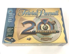 Trivial Pursuit 20th Anniversary Edition Trivia Board Game Hasbro 2002 New