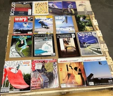 17 skateboard magazines 90`s/ 00`s sidewalk surfer, powell team zine, warp, mag