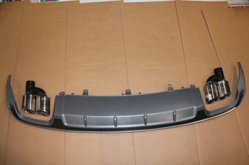 Für Audi A6 C7 Facelift Normal Avant Diffusor Auspuff Heckdiffusor in S6 Style - Bild 6 von 12