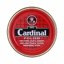 Red Floor Polish For Tiles, Brick,stone, Clay, And Cement 400g cardinal brand