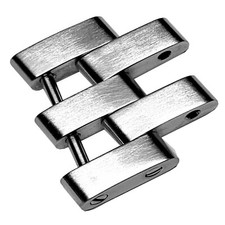 100% ORIGINALE 18mm ACCIAIO SPAZZOLATO PILOT per BREITLING CHRONOMAT