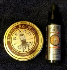 BEARD GUYZ Beard Care Combo!!! Beard Balm and Beard Oil Bundle (Lot Of 2)
