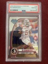 DJ Uiagalelei 2024 Bowman U Chrome PSA 10 Gem Mt