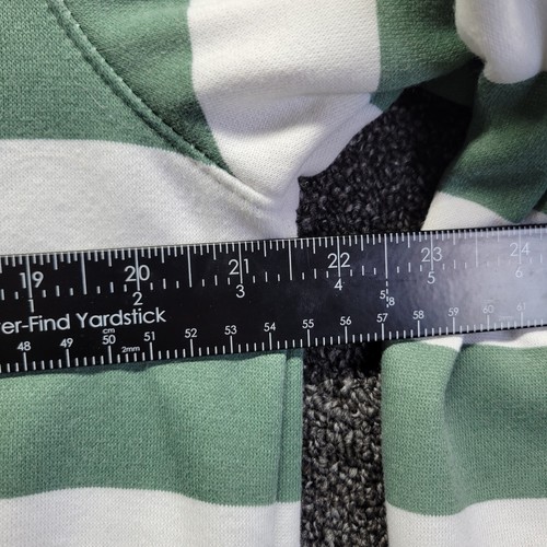 The Greene Turtle Green Striped Pullover Hoodie Tipsy Brand Men's Sz M - Picture 5 of 7