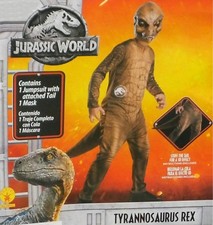 Jurassic World Dinosaur Tyrannosaurus Rex Child size 4-6 Small Costume NEW