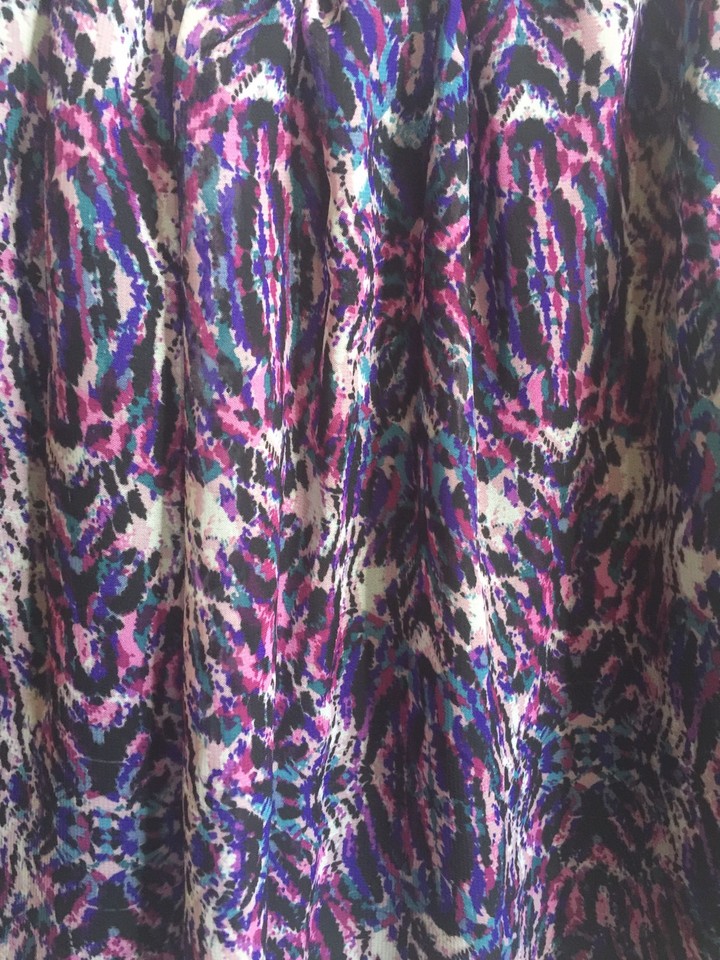 Jupe évasée Femme Mossimo Taille S – Violet, Polyester, Modèle CB-A59