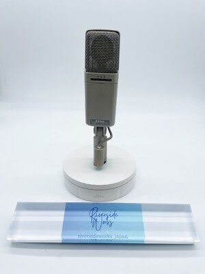 Sony C-48 Condenser Microphone With Box Vintage Tested Used from
