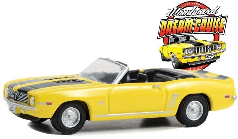 1969 CHEVROLET CAMARO SS Convertible Yellow w/Black Stripes