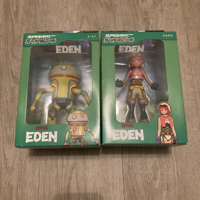Super7 Netflix Eden Anime Target Exclusive Supervinyl 6  A-37 Sara Lot Of 2