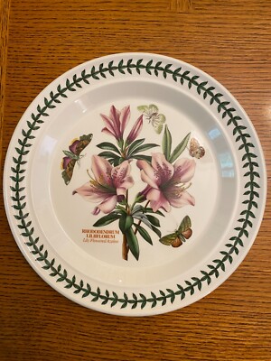 Portmeirion Botanic Garden Dinner Plate - LILY FLOWERED AZALEA