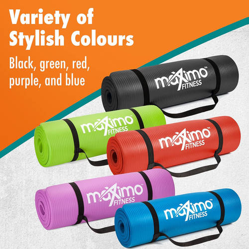 Yoga Mat - Multipurpose Exercise Mat for Men, Women and Kids, Ideal Non Slip ...