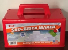 new Ideal Sno-Brick Maker Igloo Mold, red