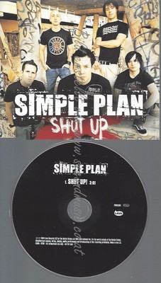 PROMO CD--SIMPLE PLAN --SHUT UP -- 1TR