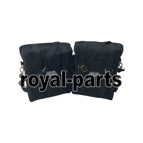 "PANNIER PAIR Black & MOUNTING RAIL" Fit For Royal Enfield Hunter 350 - Picture 2 of 18
