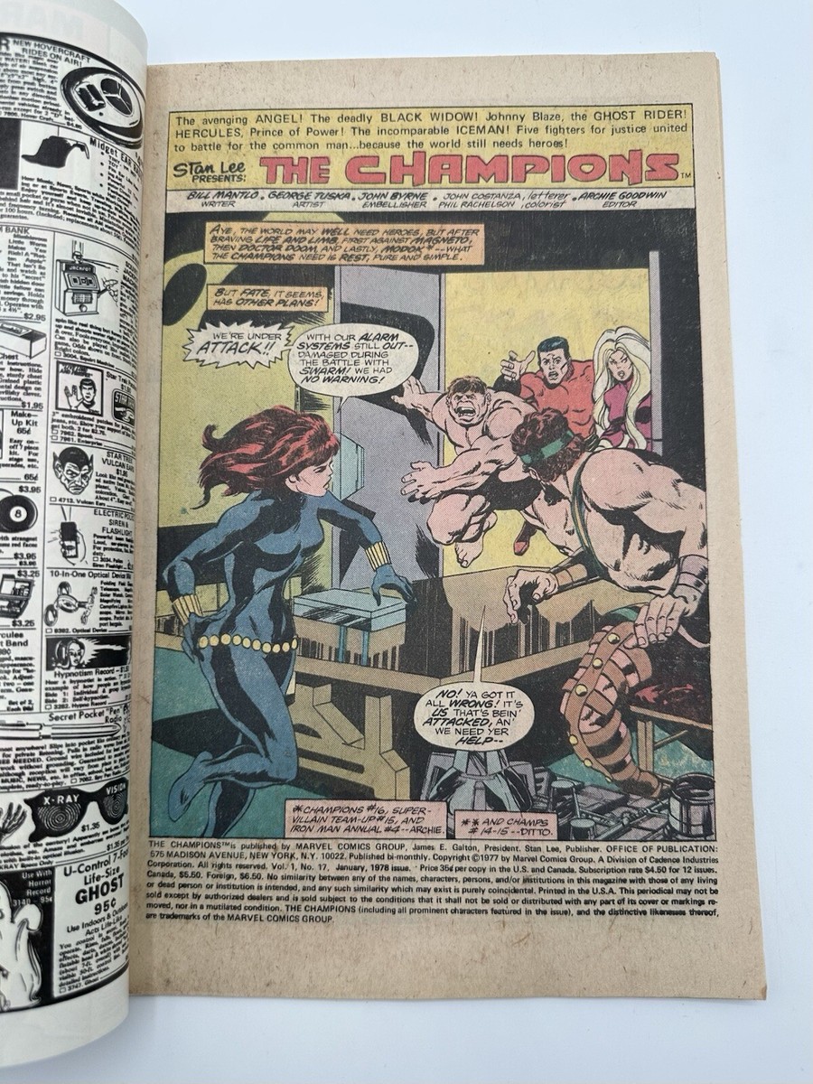 The Champions #17 Comic Book Final Issue 1978 | eBay