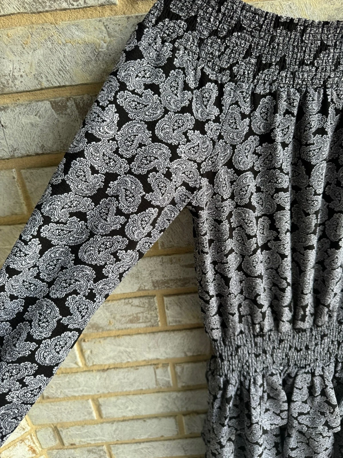 Mini abito donna Michael Kors stampa floreale spalle scoperte taglia XS