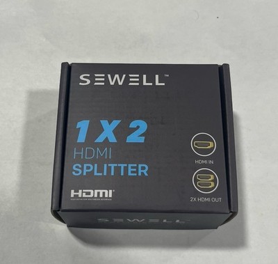 Sewell 1x2 HDMI SPLITTER SW-23500-390 Full 3D Support 12-Bit Deep Color