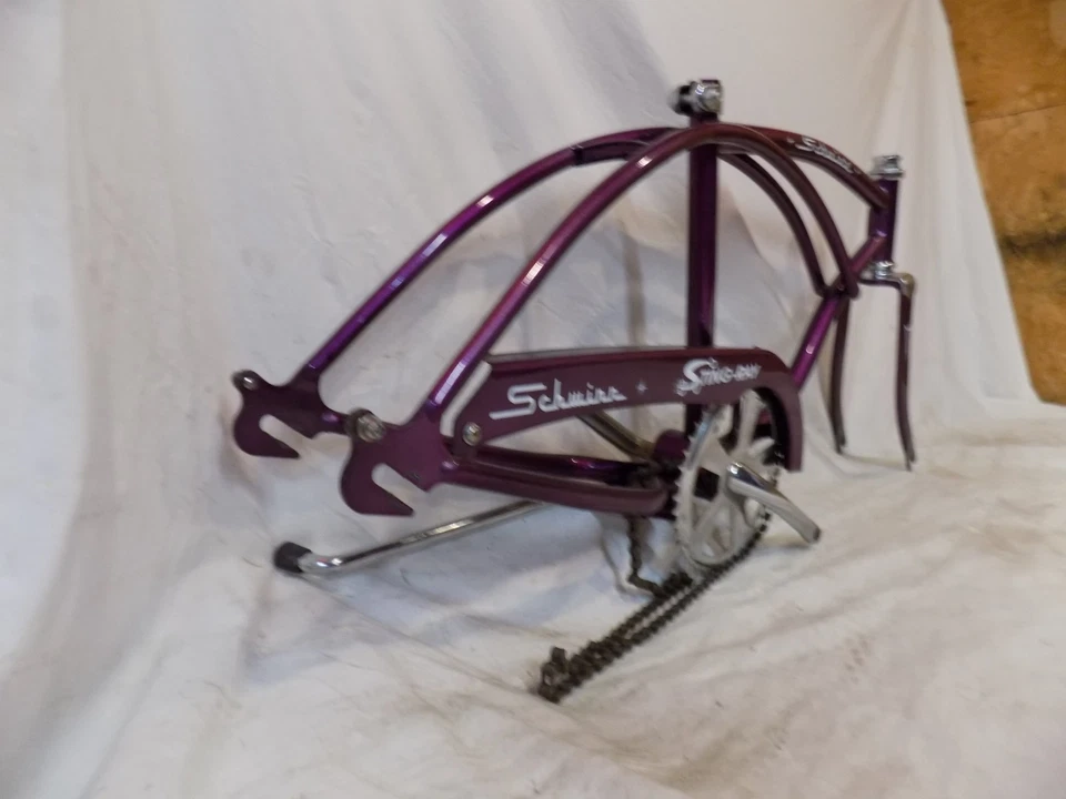 SCHWINN STINGRAY MUSCLE BIKE FRAME CHAINGUARD +MORE KRATE VIOLET PURPLE GRAPE 04 - Image 2 of 4