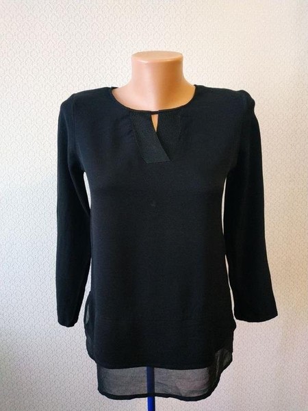Women Massimo Dutti Shirt Black 36 / S / 44 #MXKW