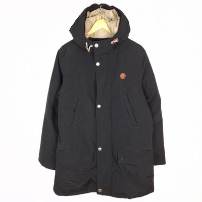 Veste parka homme FRED PERRY taille M noire capuche zippée continue... - Photo 1/4