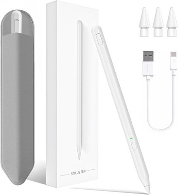 Stylus Pen für iPad 2018-2025 9. 10. 11. Gen | A16 Pencil mit Halter Hülle