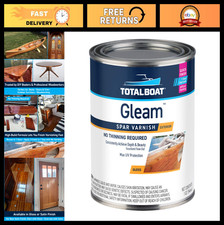 Marine Spar Varnish - Gloss Satin Polyurethane Finish for Wood, Boats, Outdoor