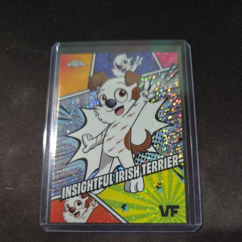 2025 Topps Chrome VeeFriends Insightful Irish Terrier Manga Speckle