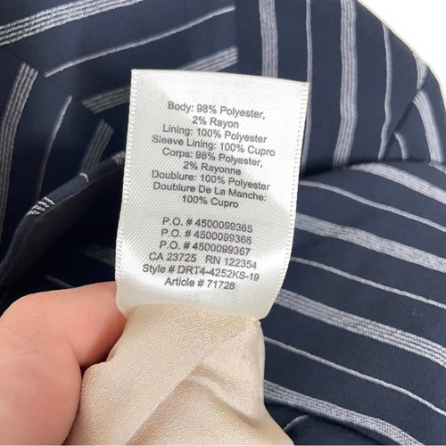 WILFRED x ARITZIA Cherrelle Pinstripe Double Breasted Blazer Jacket {I30} - Picture 6 of 6