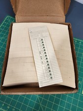 Approximately 800 Vintage Time Cards Weekly 7...
