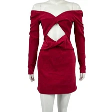 Lovers + Friends Dress Womens Medium Red Chili Pepper Raisa Party Club Sultry