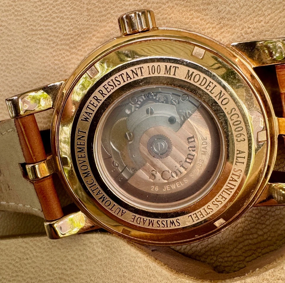S.COIFMAN SWISS AUTOMATIC WATCH SC0063 Swiss Made Sellita SW200 26-Jewel Automat - Image 3 of 4