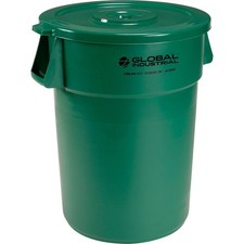 Global Industrial 44 Gallon Plastic Trash Can...